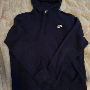 Nike Men's Dark Blue Hoodie